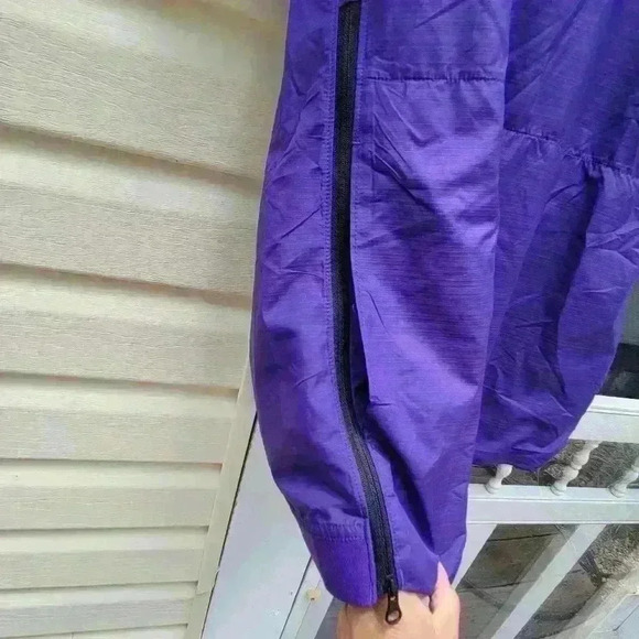 Nike FLETCHER Sideline Lockdown Half-Zip Jacket,LARGE Purple,Pockets Windbreaker - Picture 5 of 17